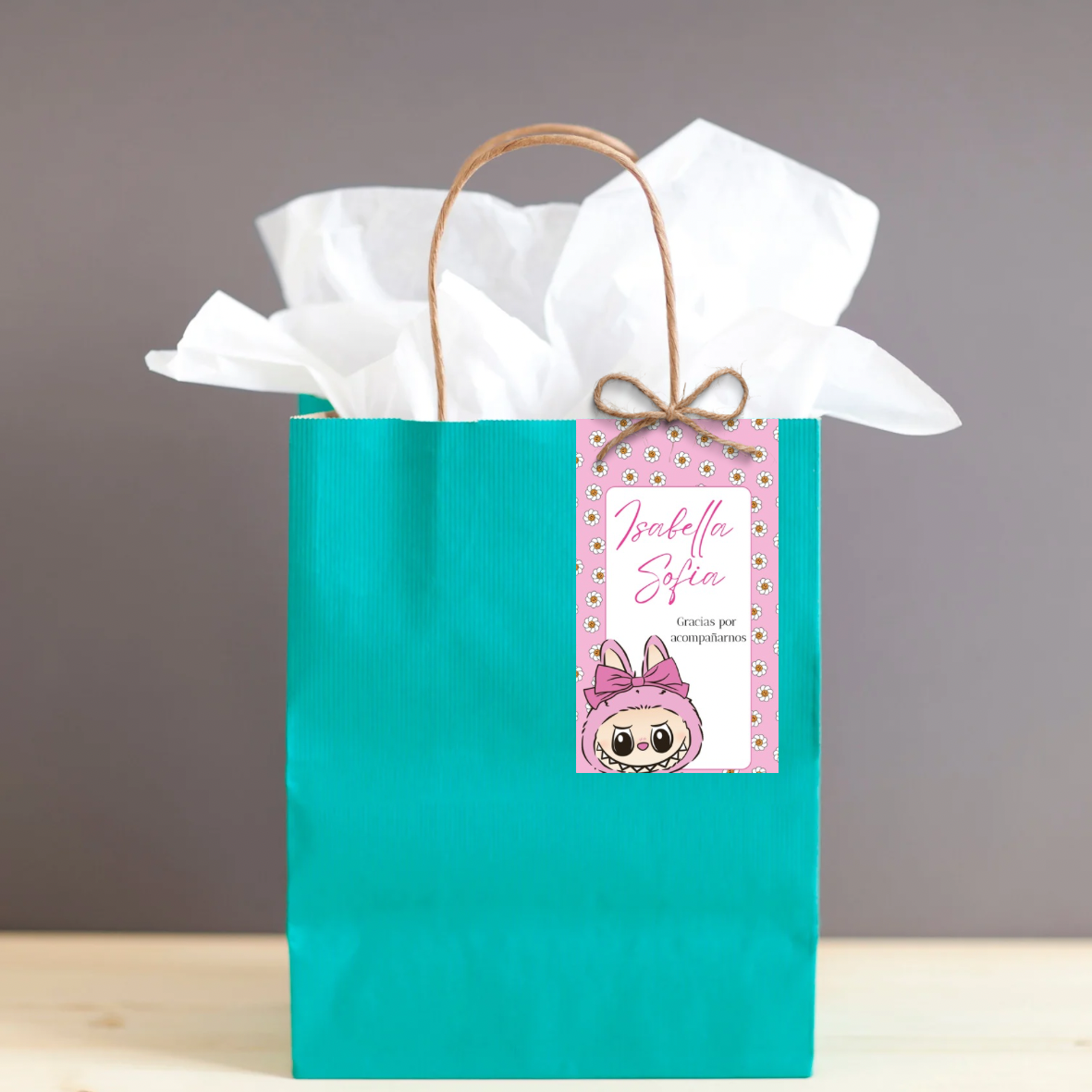 Etiqueta Personalizable Labubu