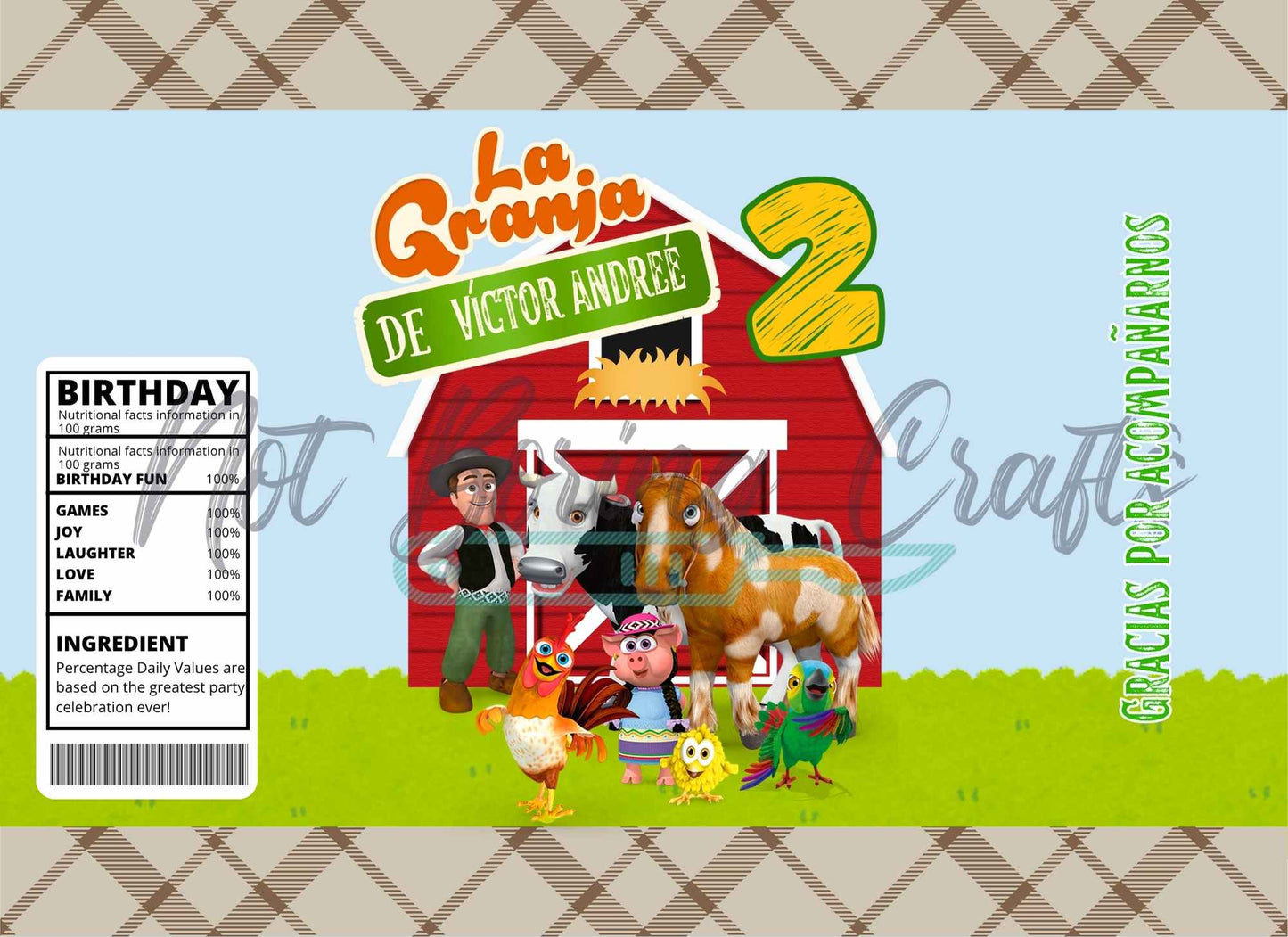 Chip Bags personalizable de La Granja de Zenon