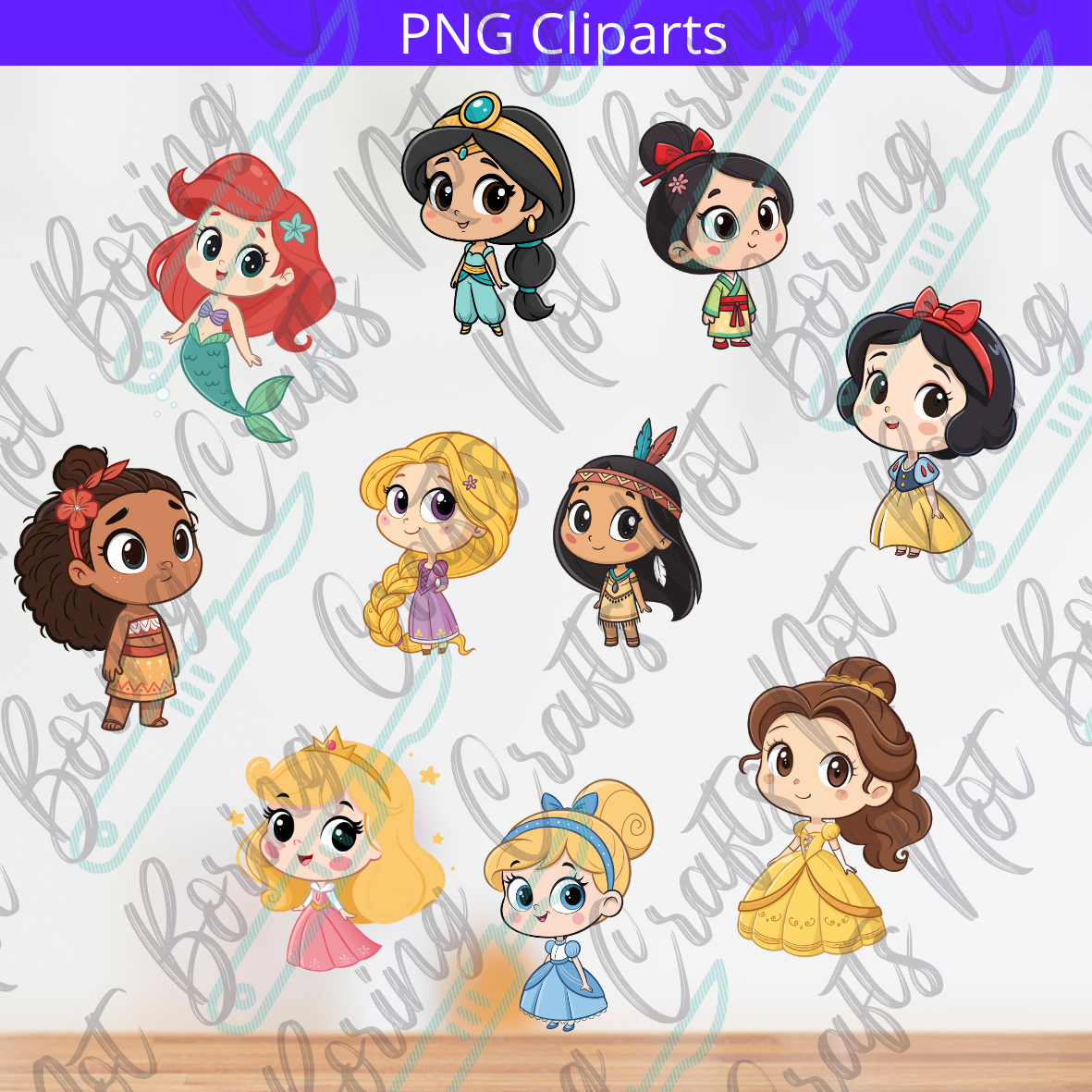 9 princesas disney listas para imprimir