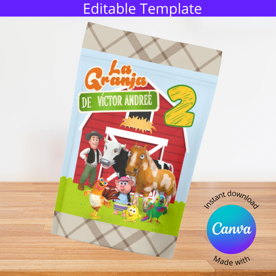 Chip Bags personalizable de La Granja de Zenon