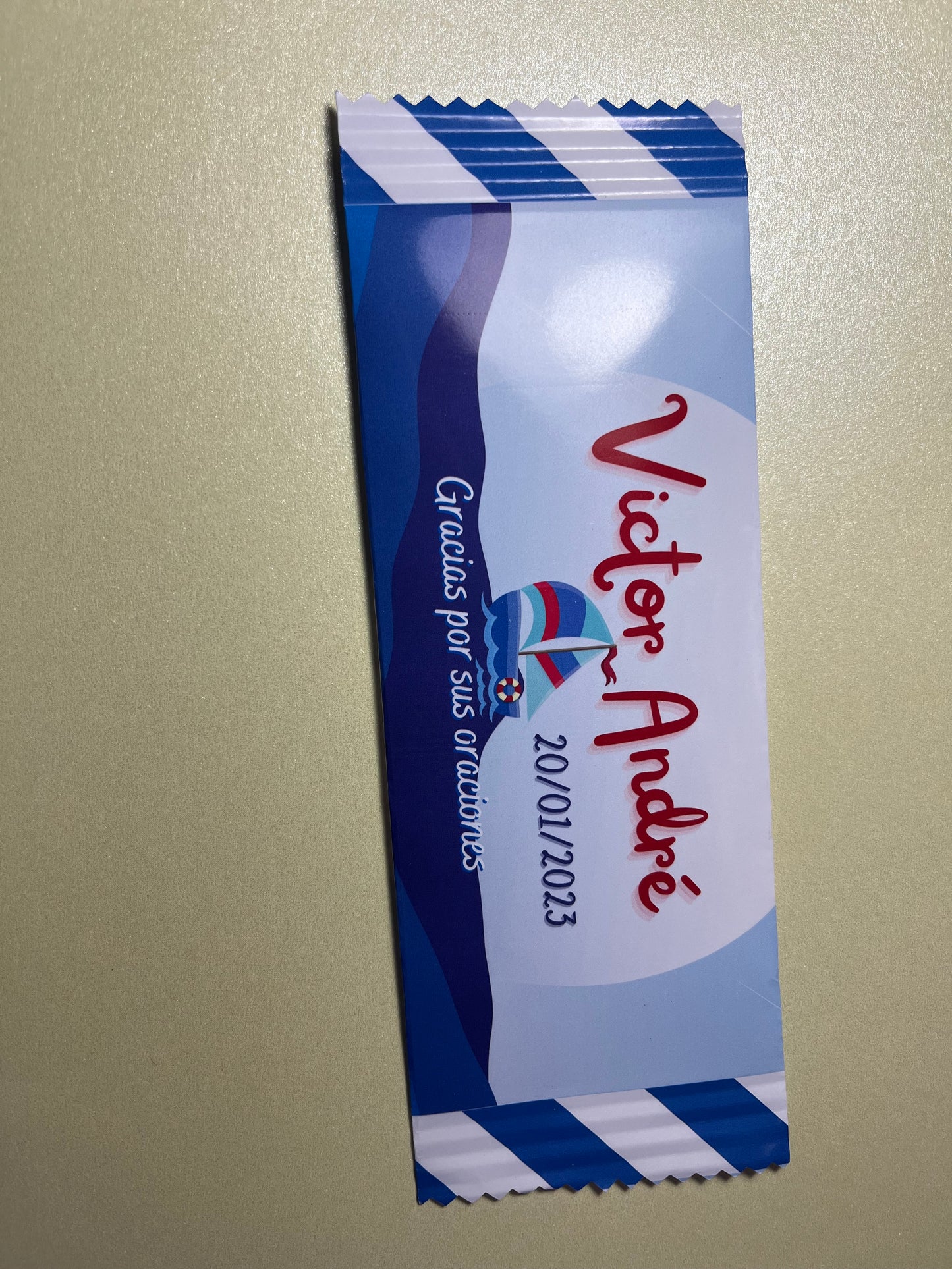 SOBRE PARA CHOCOLATE DE BARRA