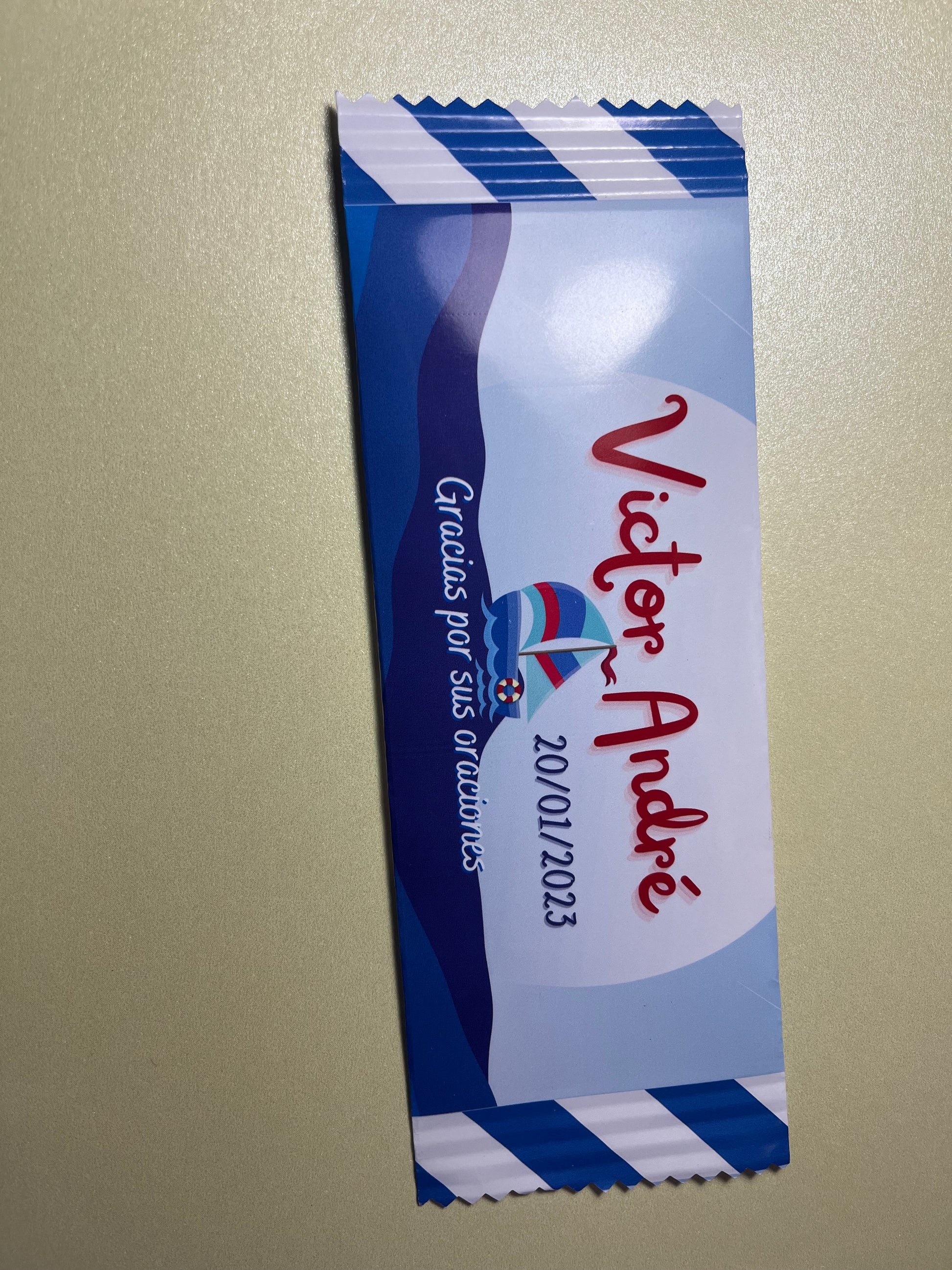 SOBRE PARA CHOCOLATE DE BARRA