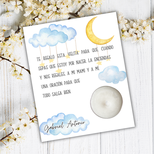 REMINDER CARD WITH CANDLE 