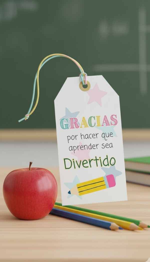 Etiquetas del día del Maestro 12 diseños de - Plantilla Editable en Canva