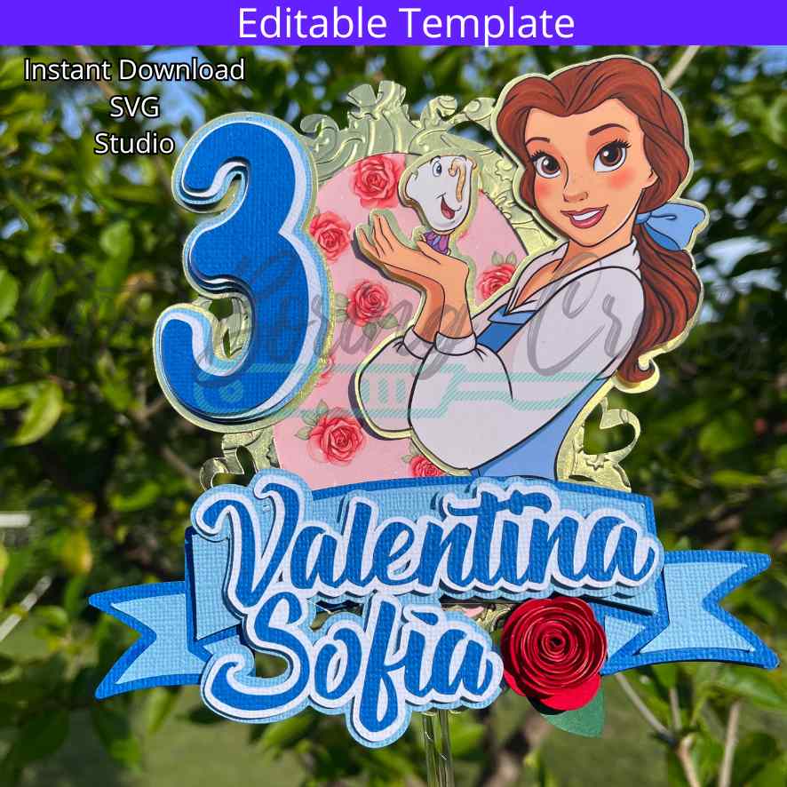 Cake Topper 3D La Bella