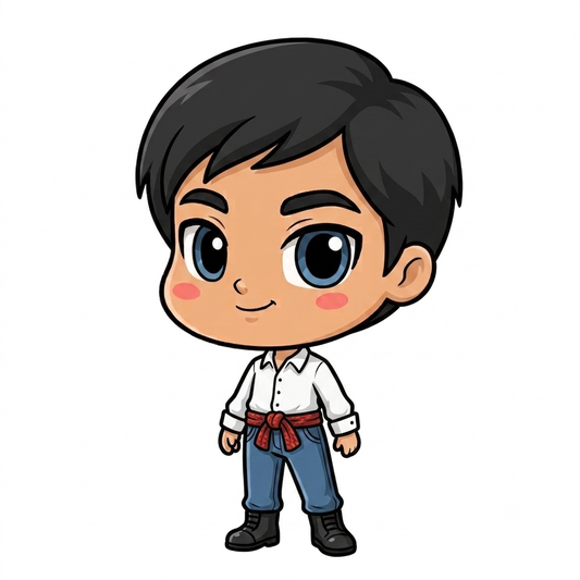 Set de Cliparts personalizados estilo Chibi