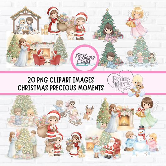 Precious Moments PNG Christmas Designs 