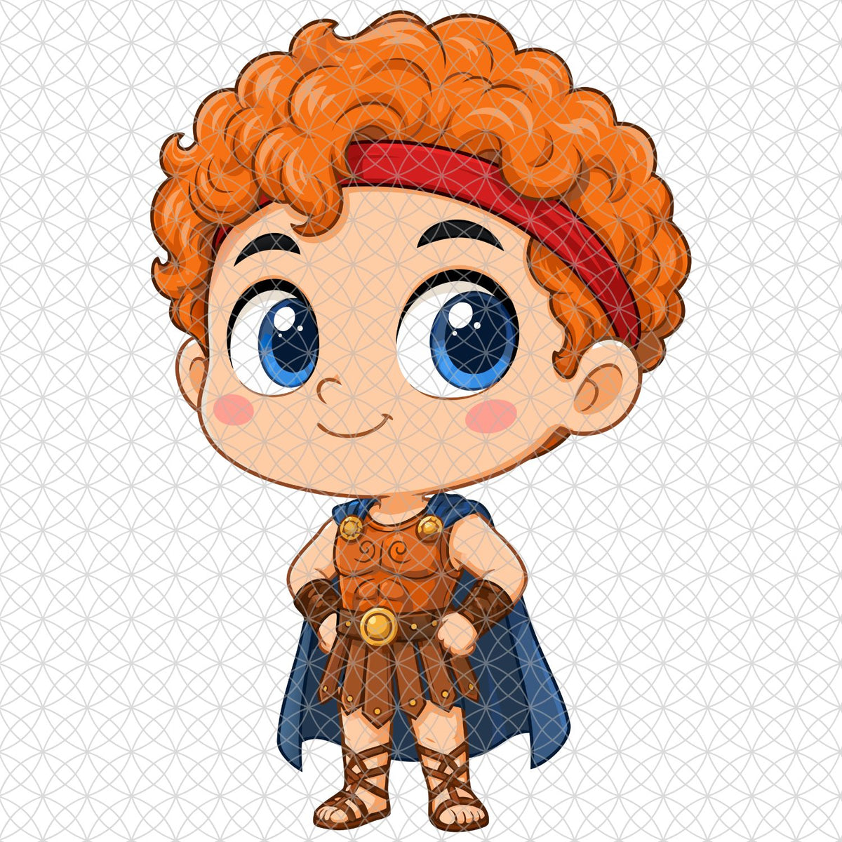 Set de Cliparts PNG Principes Disney en Estilo Chibi Descarga Digital