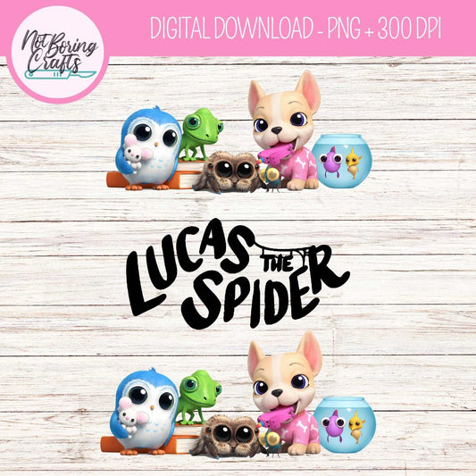 Lucas the Spider PNG | High Resolution Clipart with Transparent Background
