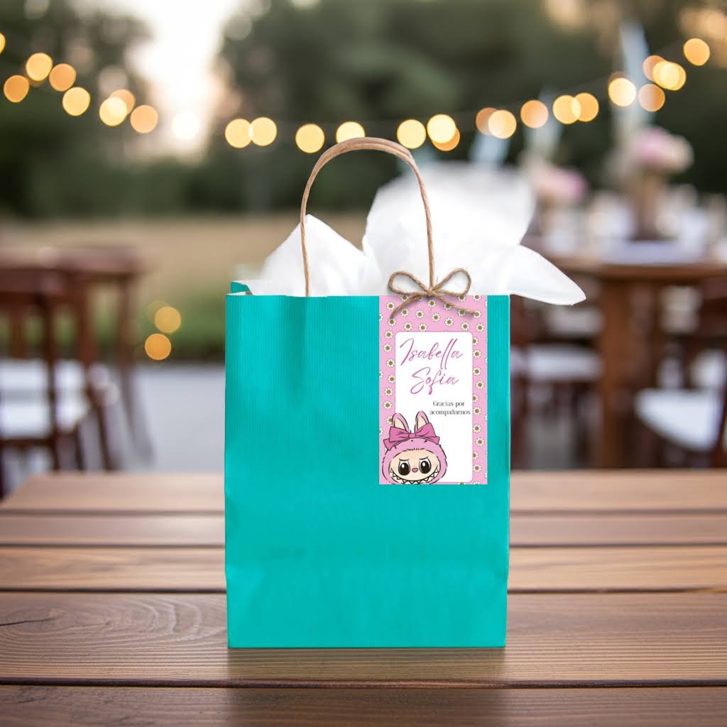 Etiqueta Personalizable Labubu